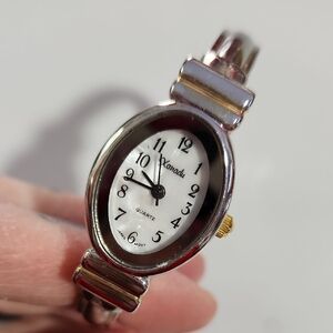 Xanadu Women's Two-Tone Bangle Cuff Watch
